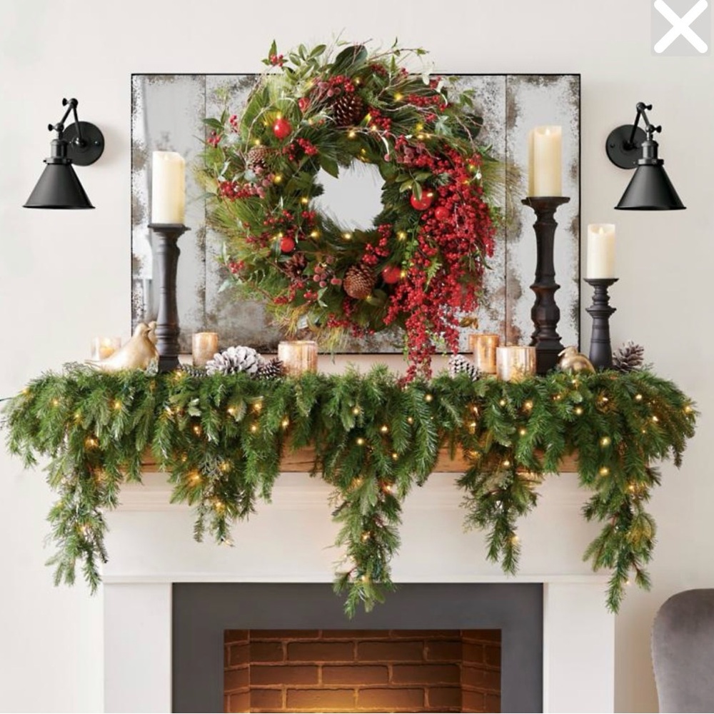 Frontgate Cascading Garland 6 FT - NWT
